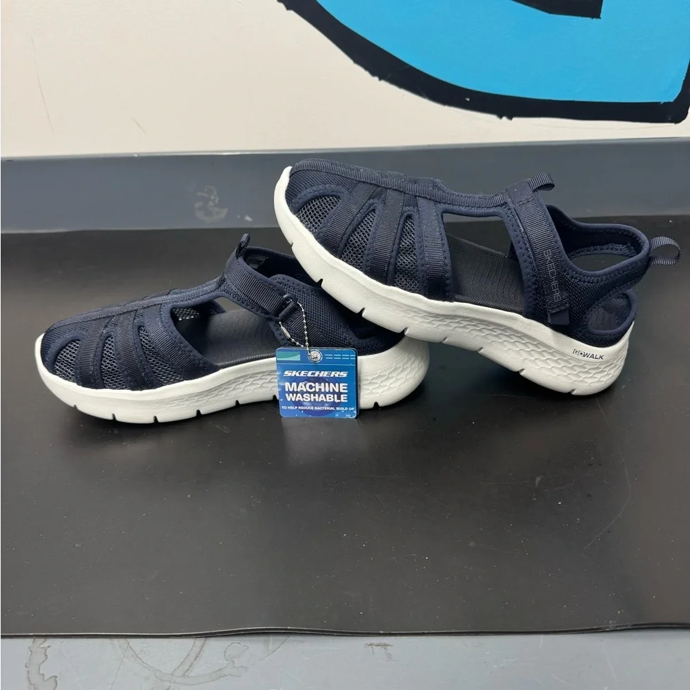 Skechers Navy Blue Women's Sandals - Picture 2 of 4